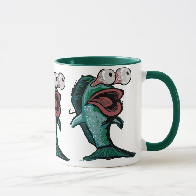 Scared Fish Mug (Right)