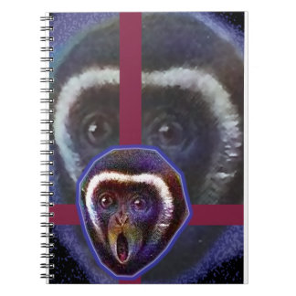 Scared monkey notebook