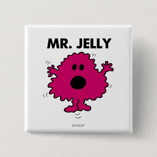 Scared & Nervous Mr. Jelly 15 Cm Square Badge