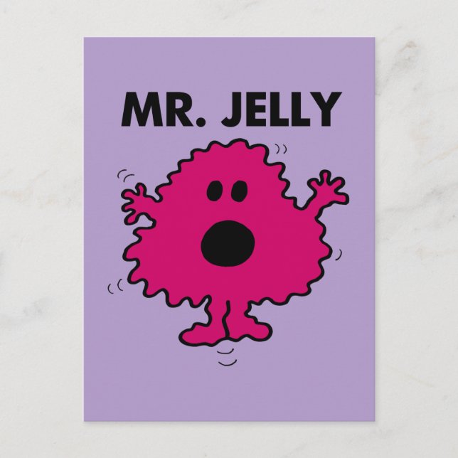 Scared & Nervous Mr. Jelly Postcard (Front)