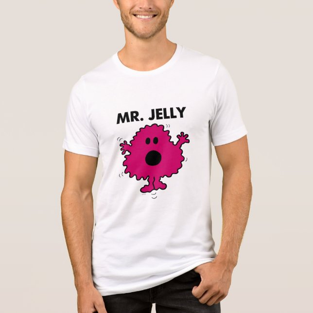 Scared & Nervous Mr. Jelly Tri-Blend Shirt (Front)