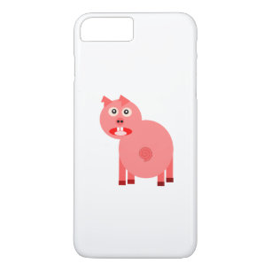 Scared pig cartoon Case-Mate iPhone case