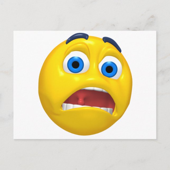 scared postcard (Front)