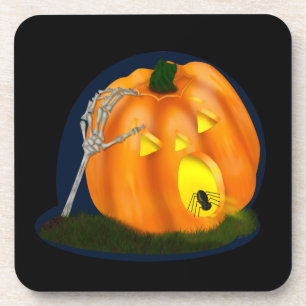 Scared Silly Pumpkin Coaster