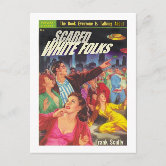 Scared White Folks Postcard (Front)
