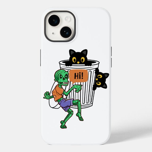 Scaredy Cat Halloween Case-Mate iPhone Case (Back)