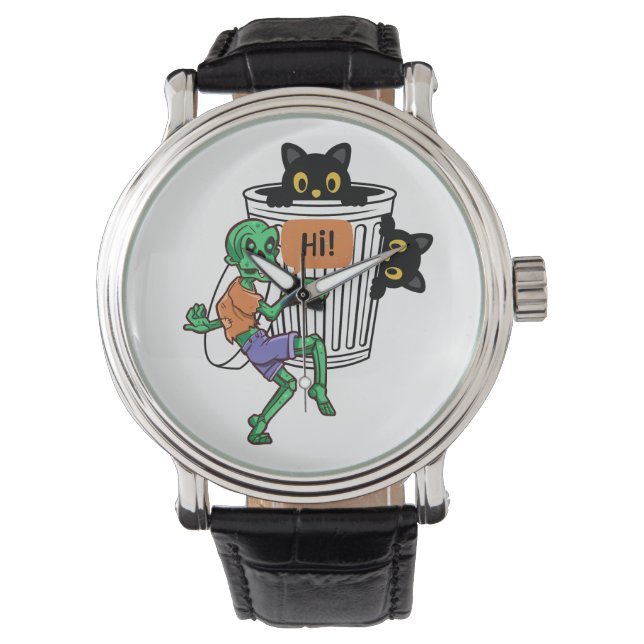 Scaredy Cat Halloween Watch (Front)