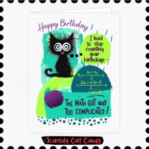Scaredy Cat Higher Math Birthday
