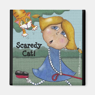 Scaredy Cat Magnet