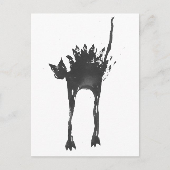 scaredy cat postcard (Front)