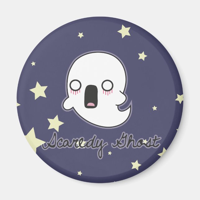 Scaredy Ghost Magnet (Front)