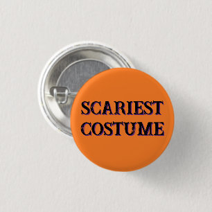 "Scariest Costume" Award Button