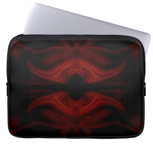 Scarlet Bat Laptop Sleeve (Front)