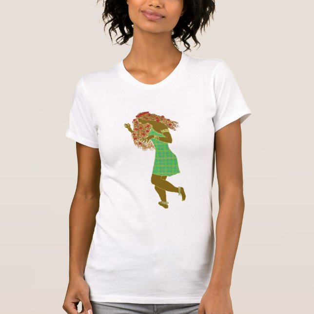 Scarlet Begonias T-Shirt (Front)