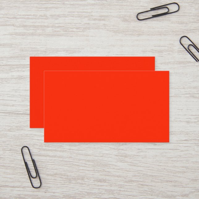 Scarlet Business Card (Front/Back In Situ)