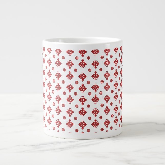Scarlet Cross Harmony Large Coffee Mug (Front)