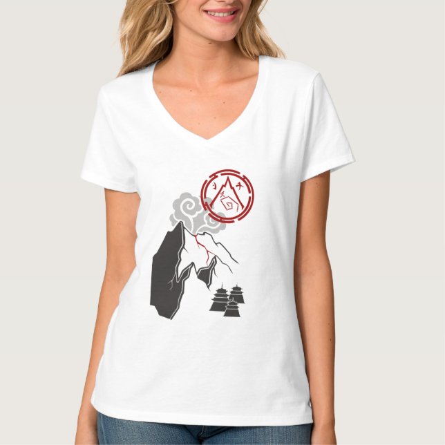 Scarlet Guard [Remembrance Edition] V-Neck T-Shirt (Front)