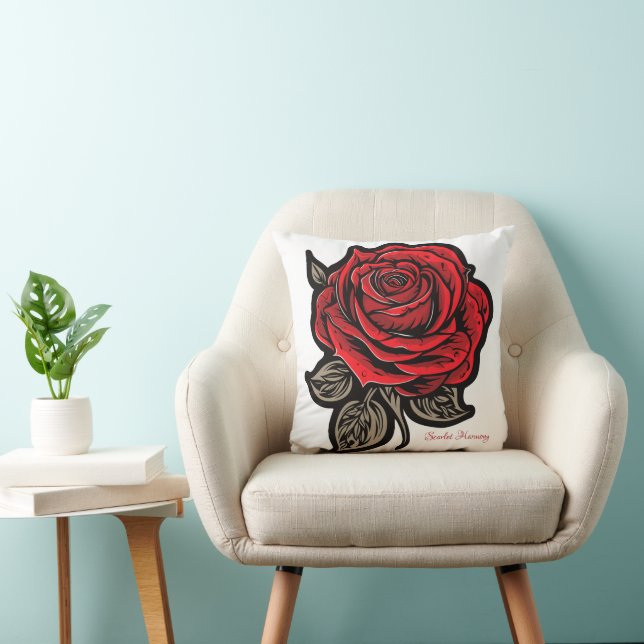  Scarlet Harmony  Cushion (Chair)