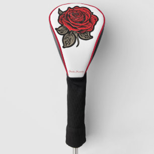 Scarlet Harmony Golf Head Cover