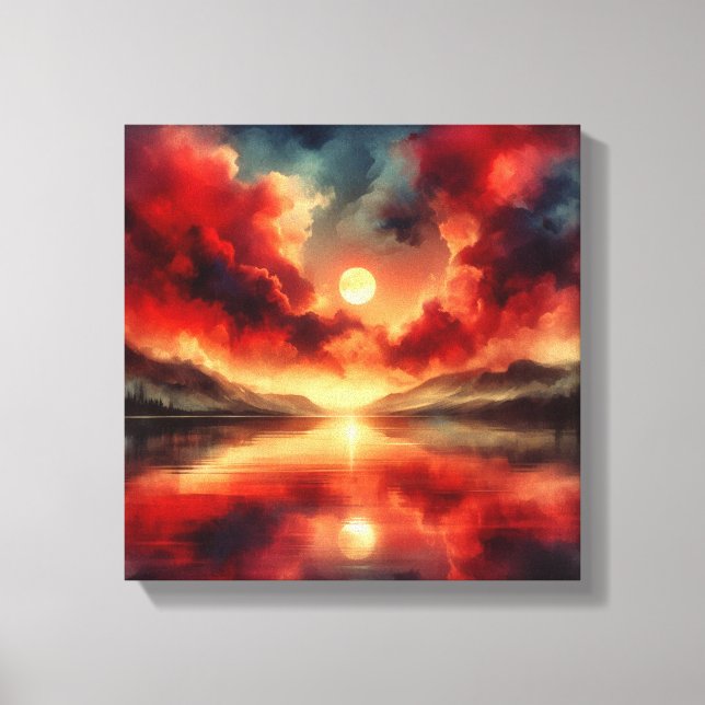 Scarlet Lake Reflections – Back to School Wall Art (Front)
