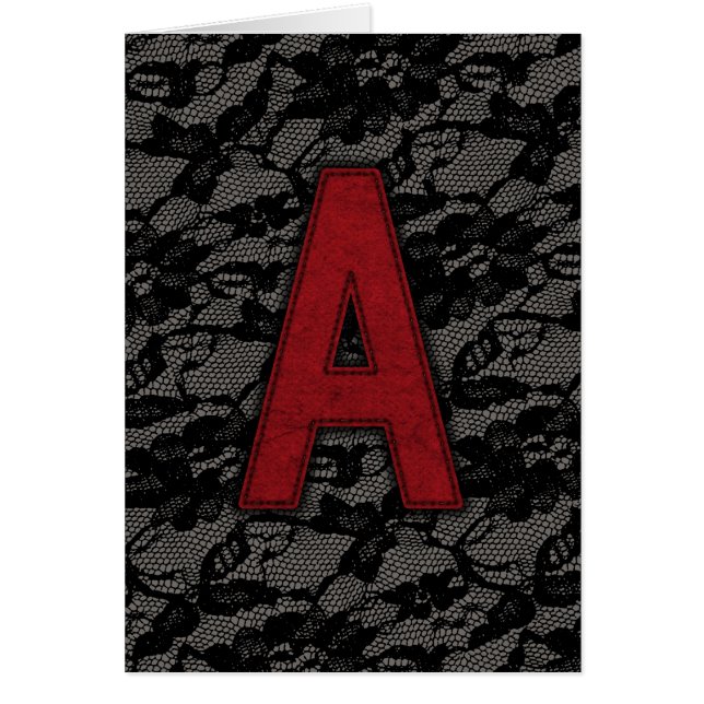 Scarlet Letter A (Front)