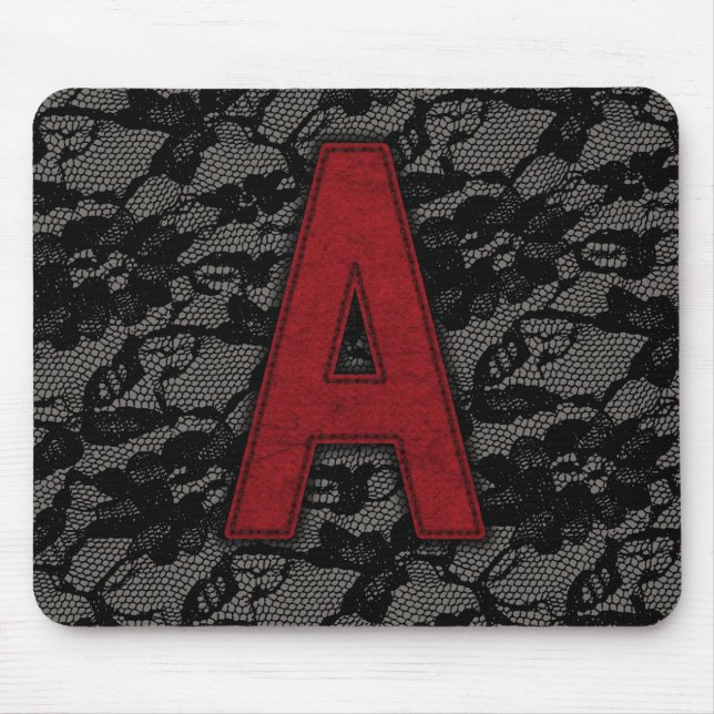 Scarlet Letter A Mouse Pad (Front)