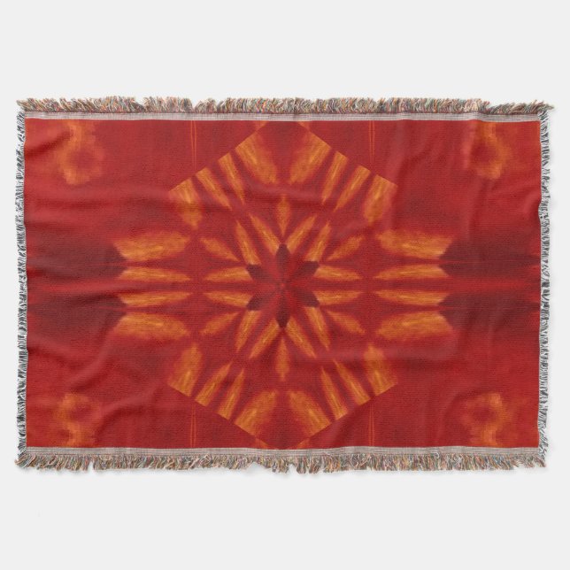 Scarlet Lilly 1 Throw Blanket (Front)