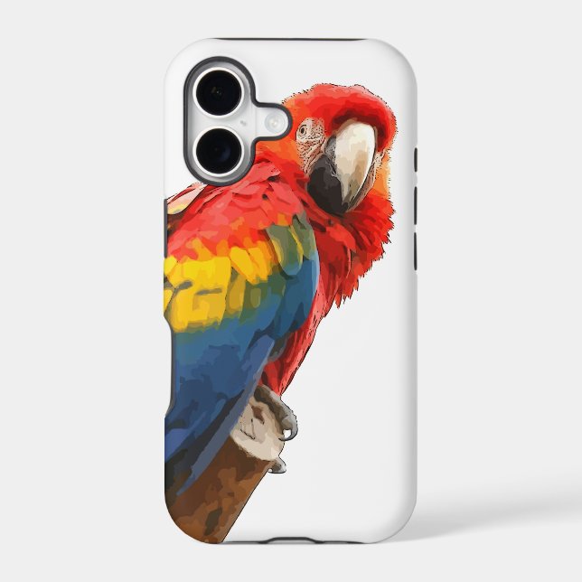 Scarlet Macaw iPhone 5 Case (Back)