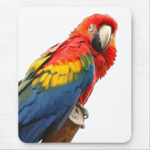 Scarlet Macaw Mouse Pad