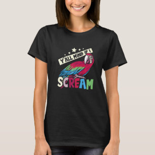 Scarlet macaw with parrot and  parrot T-Shirt