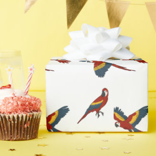 Scarlet Macaw Wrapping Paper