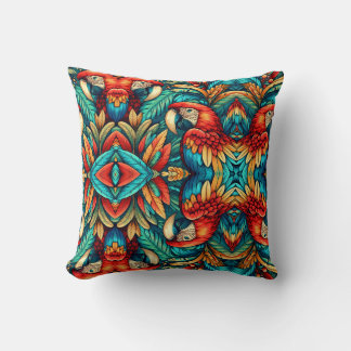 Scarlet Macaws  Cushion