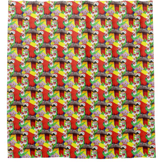 Scarlet McCaw Shower Curtain (Front)