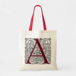 Scarlet Monogram 'A' With Swirls - Bag