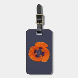Scarlet Orange Poppy 1 Luggage Tag