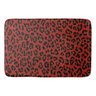 Scarlet Prowl Bath Mat
