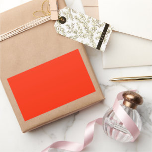 Scarlet Rectangular Sticker