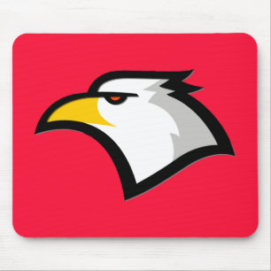 Scarlet Red; Bald Eagle Mouse Pad