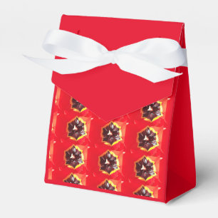 Scarlet Red Tulip Favour Box