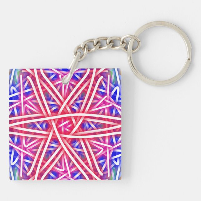 Scarlet Star Key Ring (Back)