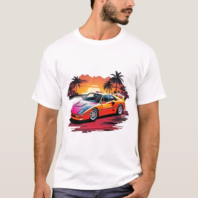 Scarlet Sunrise Drive T-Shirt (Front)