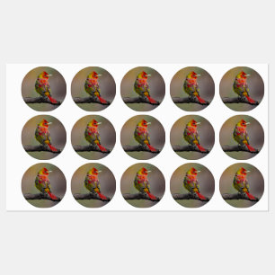 Scarlet Tanager Molting - Original Photograph