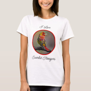 Scarlet Tanager Molting - Original Photograph T-Shirt