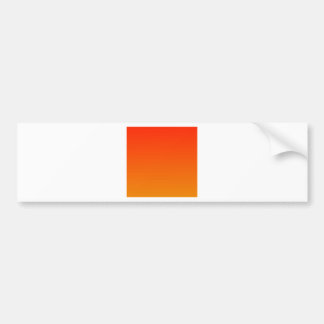 Scarlet to Tangerine Horizontal Gradient Bumper Sticker