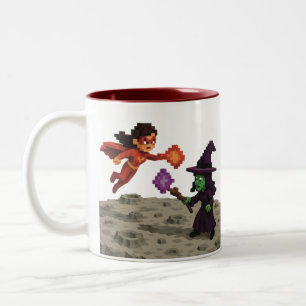 Scarlet Vega Showdown Two-Tone Coffee Mug
