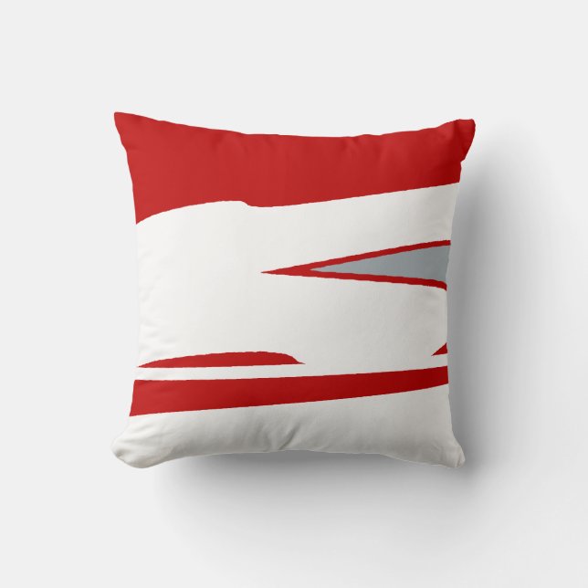 Scarlet Warrior 3 Throw Pillow (Front)