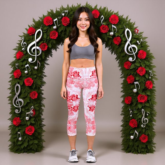 Scarlet Whispers Capri Leggings (Creator Uploaded)