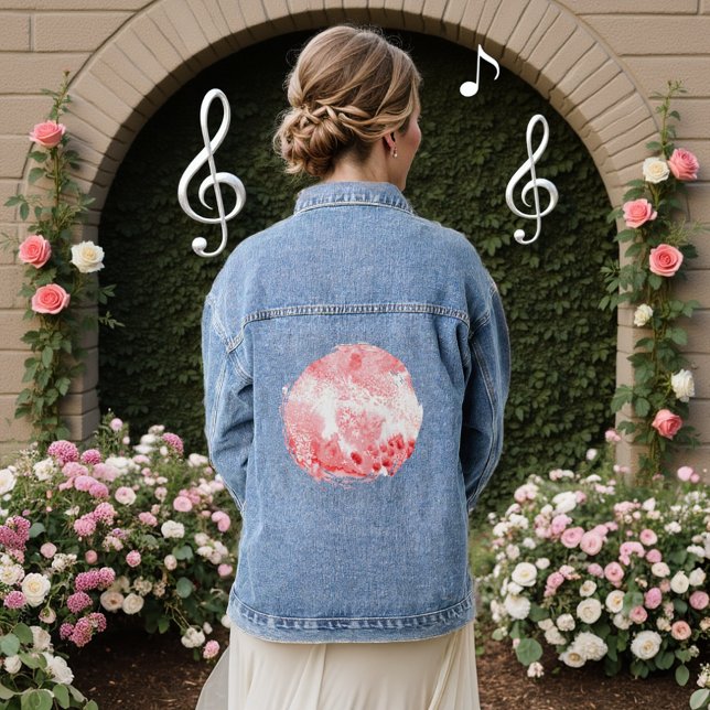Scarlet Whispers Denim Jacket (Creator Uploaded)