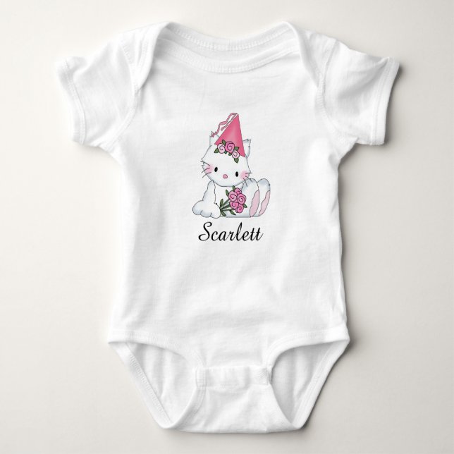 Scarlett's Personalised Baby Gifts Bodysuit (Front)