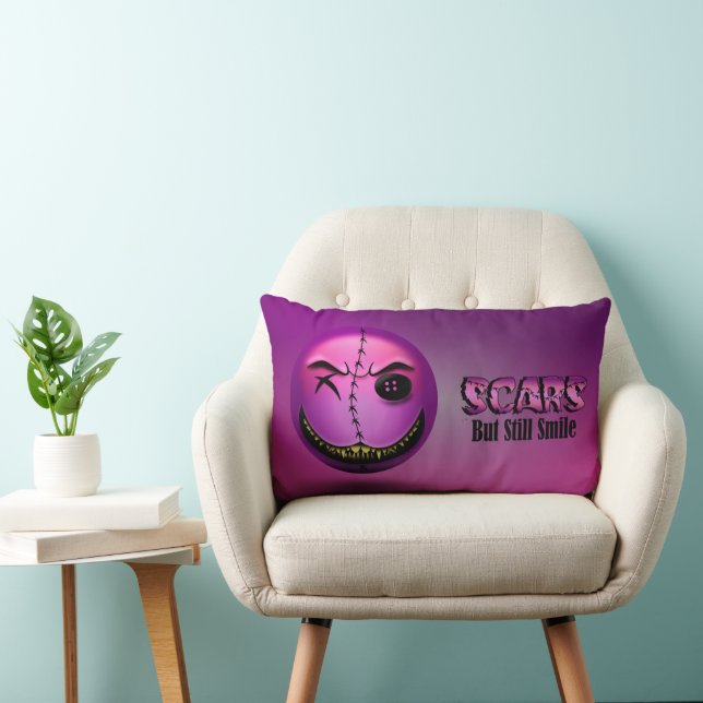 Scarmoji Rectangle Cushion (Chair)
